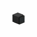 Deltana Contemporary Cube Floor Door Bumper Black Finish FDBB134U19